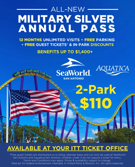 SeaWorld Military Silver Annual Pass